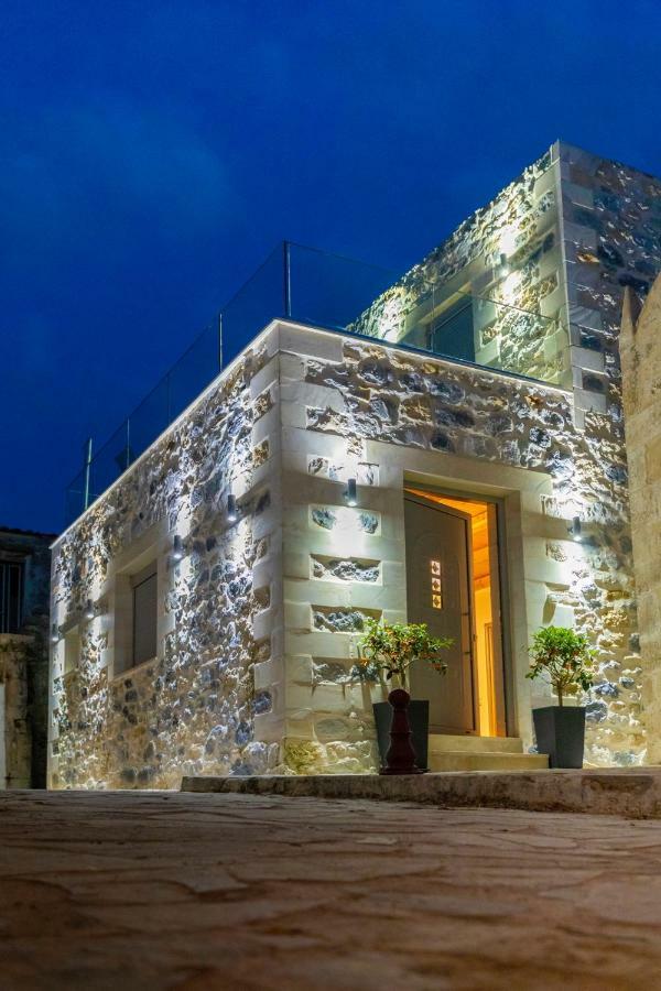 Marilena Natural Stone House, By Hellocrete Pigí Exterior foto